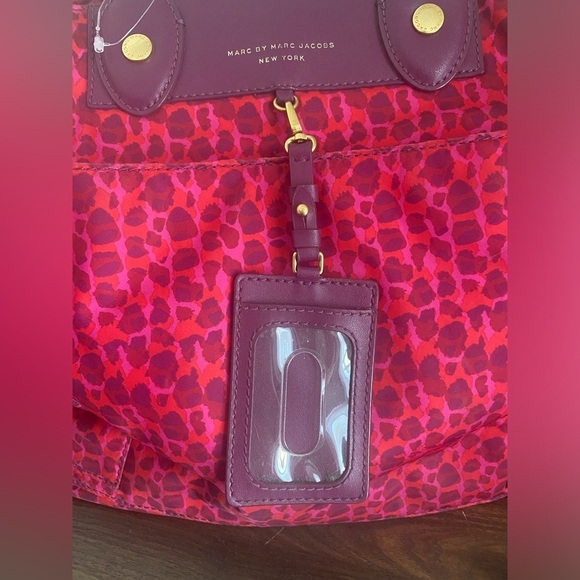 Marc Jacobs Preppy Pink Elizababy Nylon Tote Purse Diaper Bag - Picture 3 of 15